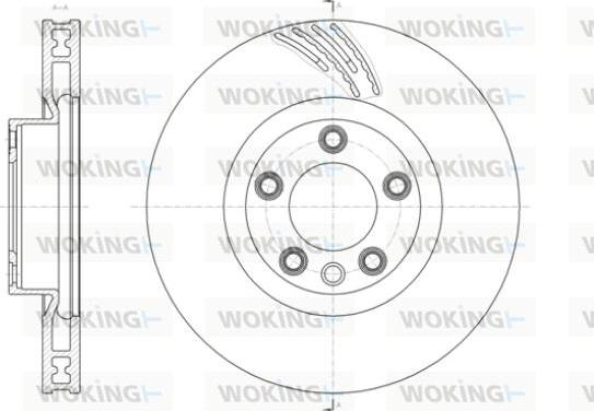 Woking D61419.10 - Əyləc Diski furqanavto.az