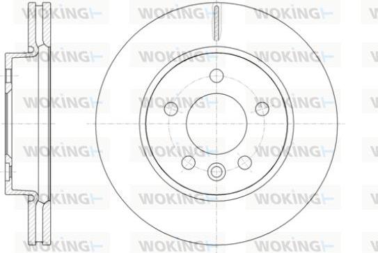 Woking D61418.10 - Əyləc Diski furqanavto.az