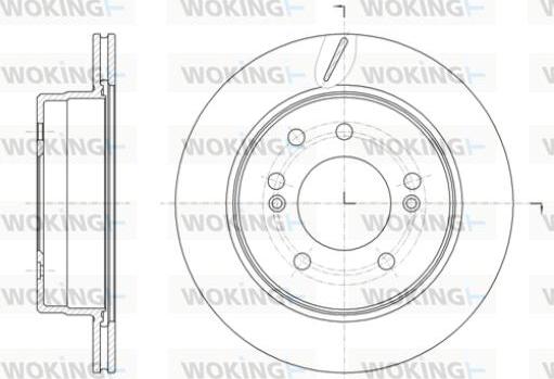 Woking D61413.10 - Əyləc Diski furqanavto.az