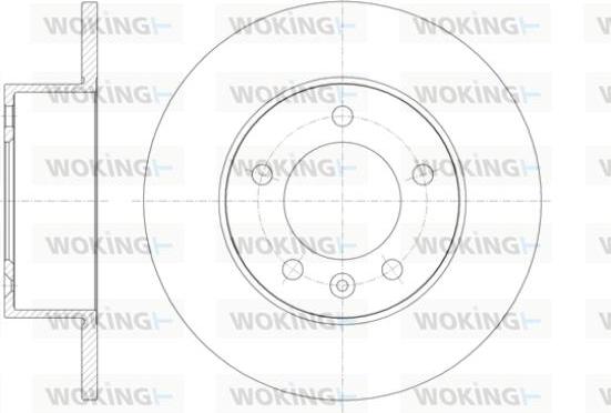 Woking D61412.00 - Əyləc Diski furqanavto.az