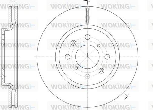 Woking D61481.10 - Əyləc Diski furqanavto.az