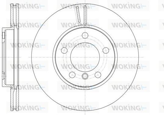 Woking D61439.10 - Əyləc Diski furqanavto.az