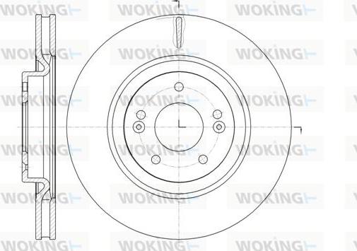 Woking D61436.10 - Əyləc Diski furqanavto.az