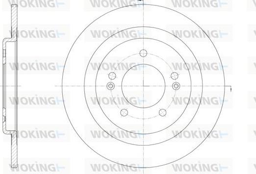 Woking D61438.00 - Əyləc Diski furqanavto.az