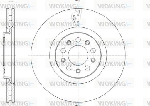 Woking D61429.10 - Əyləc Diski furqanavto.az