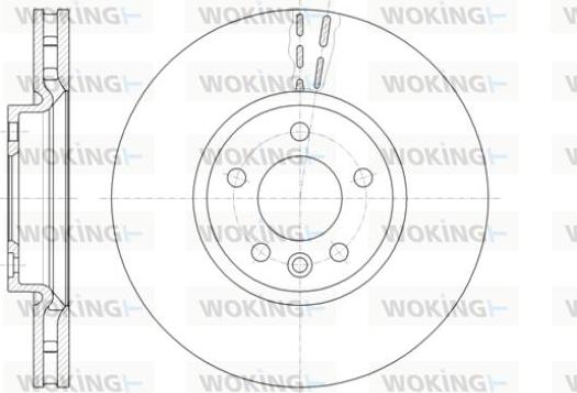 Woking D61420.10 - Əyləc Diski furqanavto.az