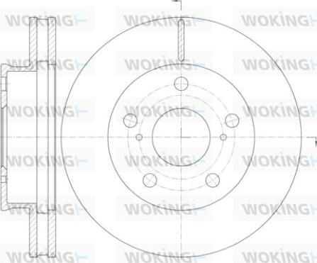 Woking D61421.10 - Əyləc Diski furqanavto.az