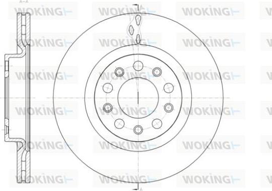 Woking D61428.10 - Əyləc Diski furqanavto.az