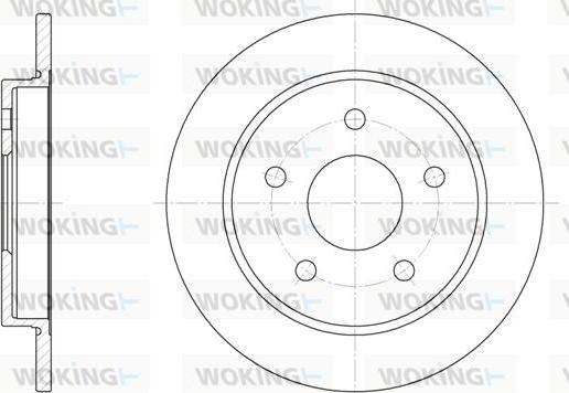 Woking D6147.00 - Əyləc Diski furqanavto.az