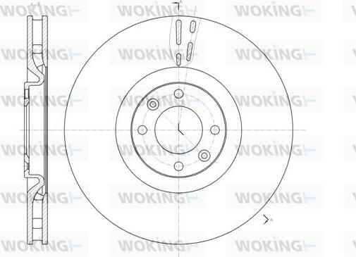 Woking D61470.10 - Əyləc Diski furqanavto.az