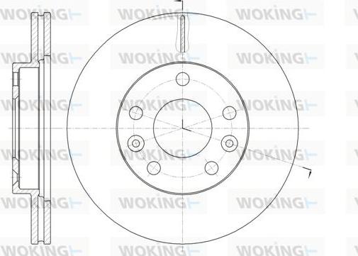 Woking D61478.10 - Əyləc Diski furqanavto.az