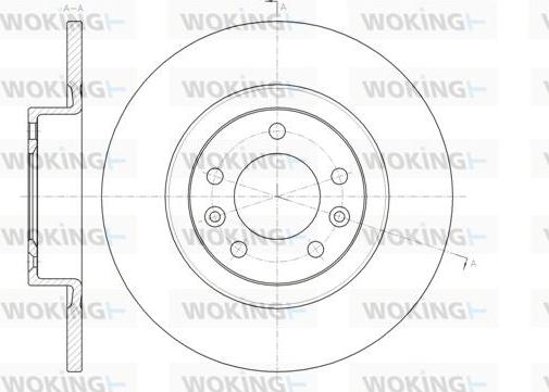 Woking D61473.00 - Əyləc Diski furqanavto.az