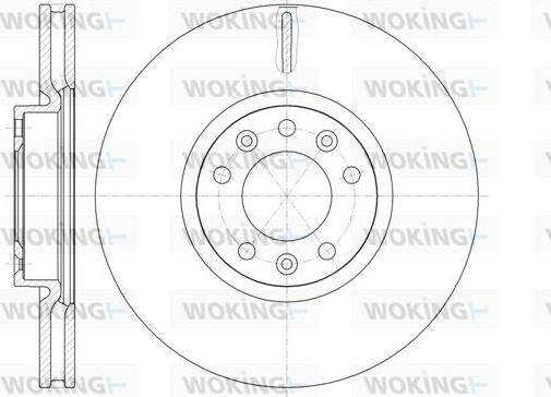 Woking D61472.10 - Əyləc Diski furqanavto.az