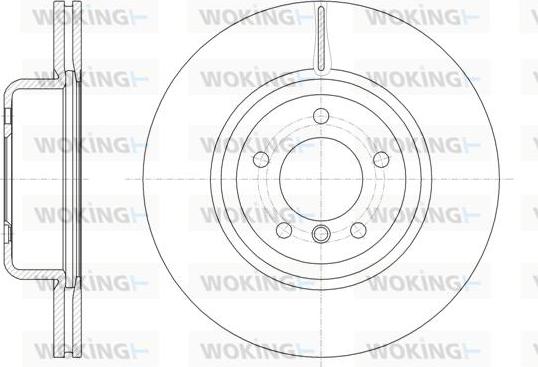 Woking D61544.10 - Əyləc Diski furqanavto.az