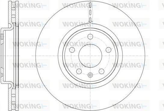 Woking D61543.10 - Əyləc Diski furqanavto.az