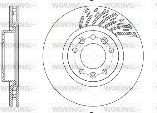 Woking D61556.10 - Əyləc Diski furqanavto.az