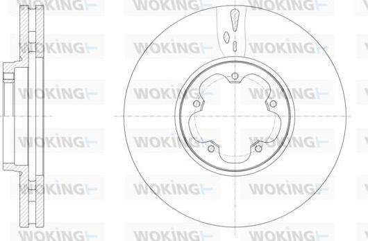 Woking D61565.10 - Əyləc Diski furqanavto.az