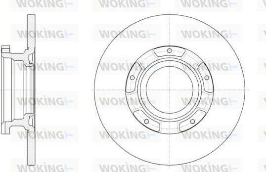 Woking D61566.00 - Əyləc Diski furqanavto.az