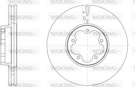 Woking D61568.10 - Əyləc Diski furqanavto.az