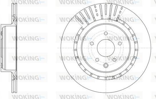 Woking D61509.10 - Əyləc Diski furqanavto.az