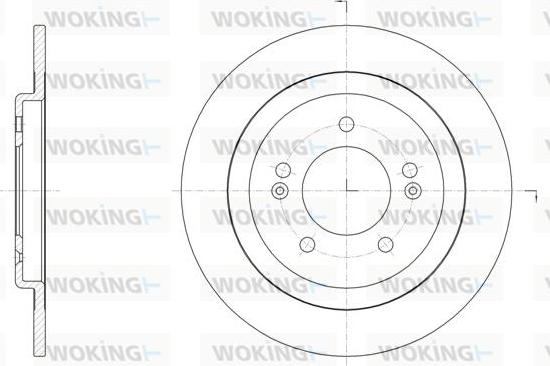 Woking D61506.00 - Əyləc Diski furqanavto.az