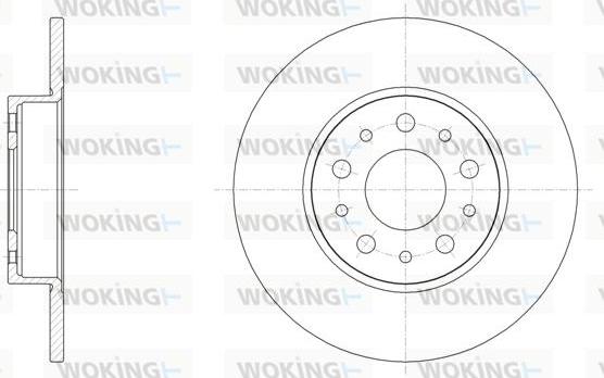 Woking D61500.00 - Əyləc Diski furqanavto.az