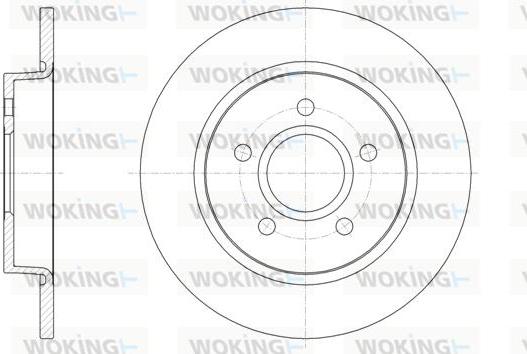 Woking D61503.00 - Əyləc Diski furqanavto.az