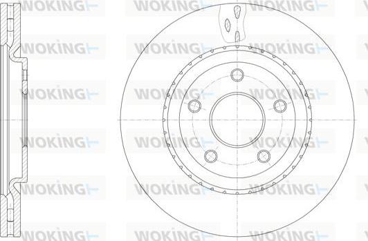 Woking D61515.10 - Əyləc Diski furqanavto.az