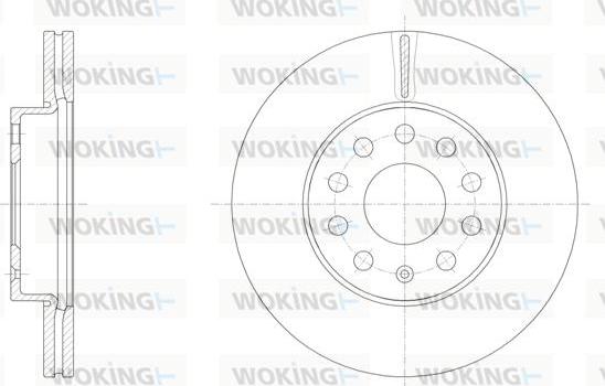 Woking D61586.10 - Əyləc Diski furqanavto.az