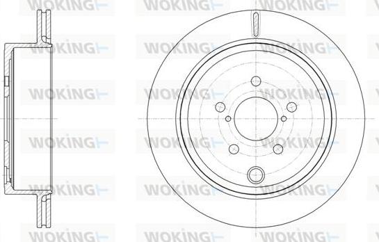 Woking D61536.10 - Əyləc Diski furqanavto.az