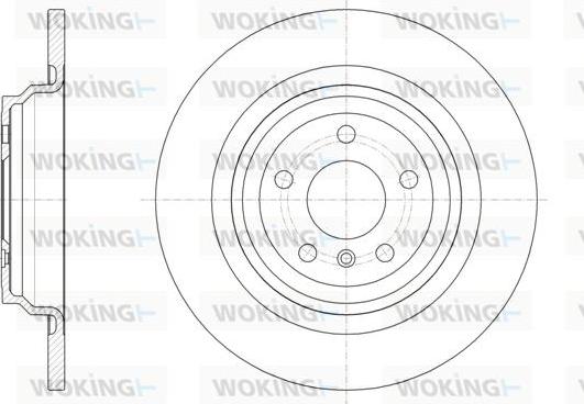 Woking D61577.00 - Əyləc Diski furqanavto.az