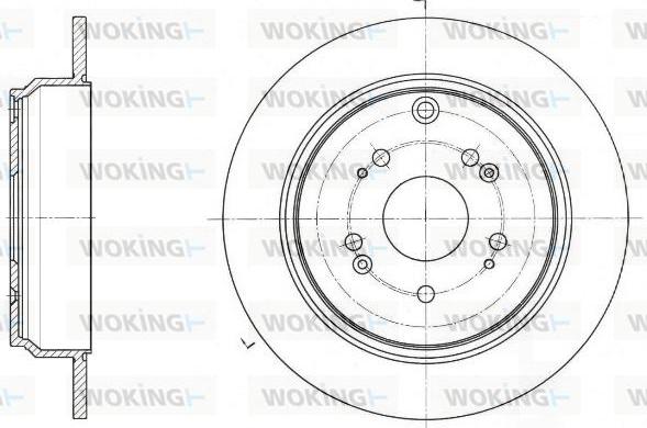 Woking D61647.00 - Əyləc Diski furqanavto.az