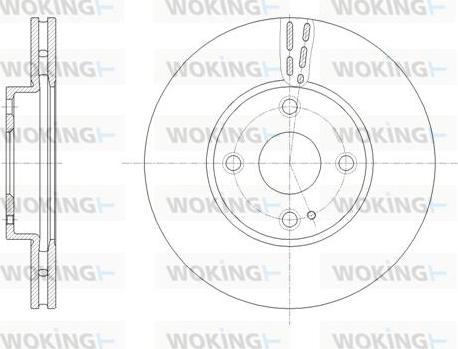 Woking D61659.10 - Əyləc Diski furqanavto.az