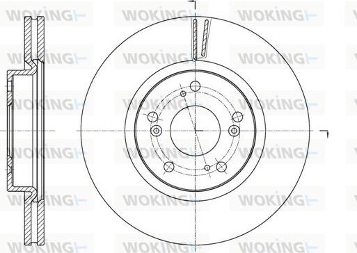 Woking D61653.10 - Əyləc Diski furqanavto.az