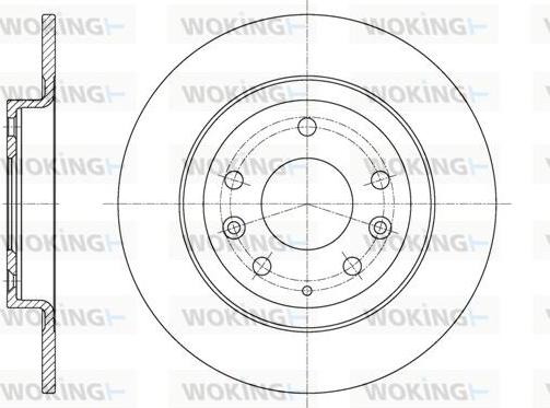 Woking D61615.00 - Əyləc Diski furqanavto.az