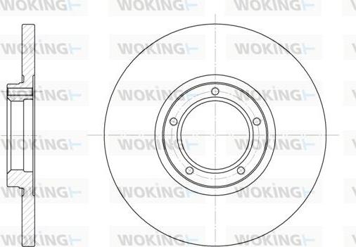 Woking D6163.00 - Əyləc Diski furqanavto.az