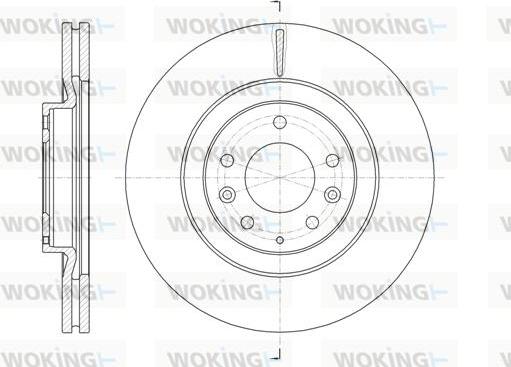 Woking D61638.10 - Əyləc Diski furqanavto.az