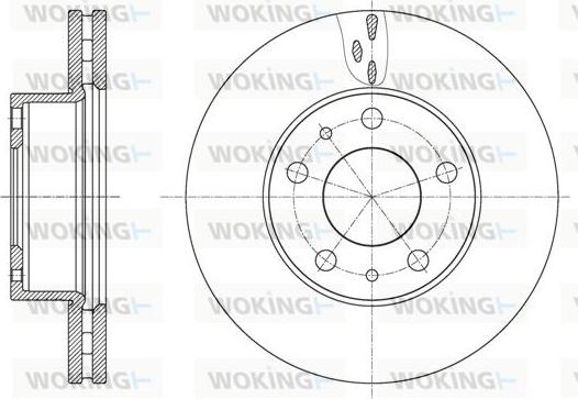 Woking D61637.10 - Əyləc Diski furqanavto.az