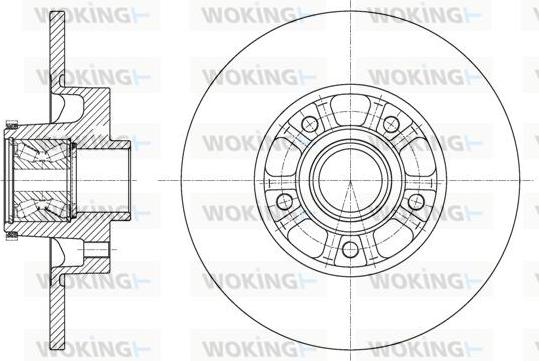 Woking D61626.20 - Əyləc Diski furqanavto.az