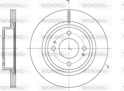 Woking D61621.10 - Əyləc Diski furqanavto.az