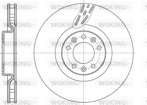 Woking D61627.10 - Əyləc Diski furqanavto.az