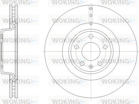 Woking D61670.10 - Əyləc Diski furqanavto.az