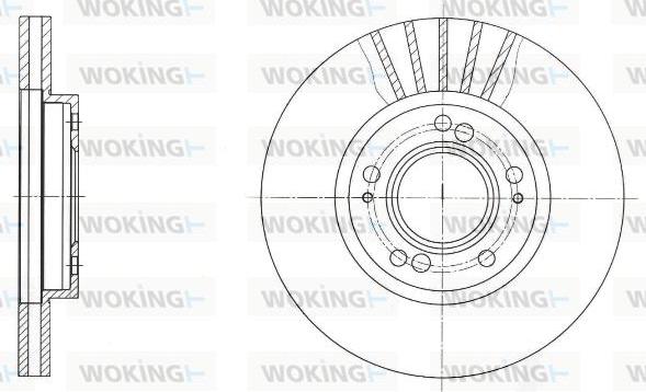 Woking D61678.10 - Əyləc Diski furqanavto.az