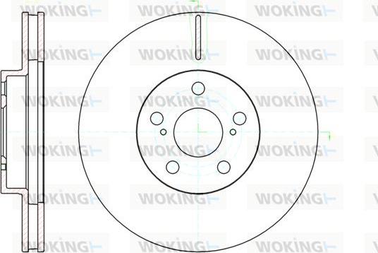 Woking D61093.10 - Əyləc Diski furqanavto.az