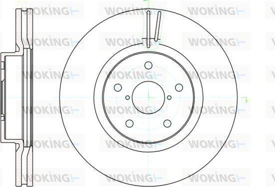 Woking D61041.10 - Əyləc Diski furqanavto.az