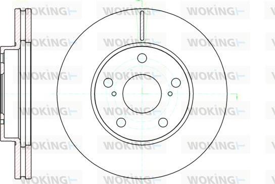 Woking D61043.10 - Əyləc Diski furqanavto.az