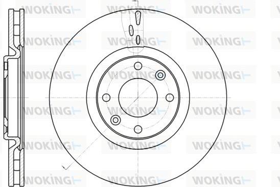 Woking D61059.10 - Əyləc Diski furqanavto.az