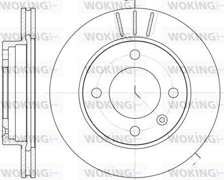 Woking D6106.10 - Əyləc Diski furqanavto.az