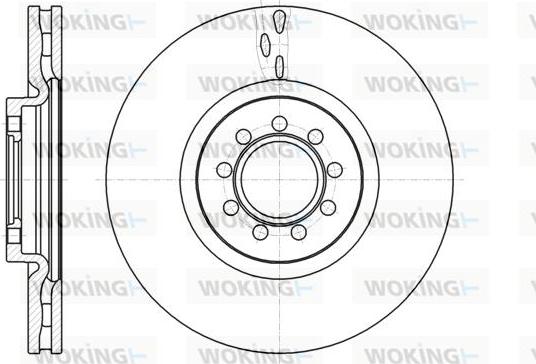 Woking D61061.10 - Əyləc Diski furqanavto.az