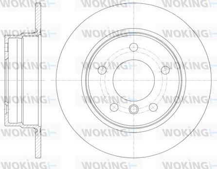 Woking D61013.00 - Əyləc Diski furqanavto.az